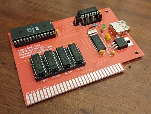 ISA to USB Adapter for 8bit Vintage Computer - CH376-ISA