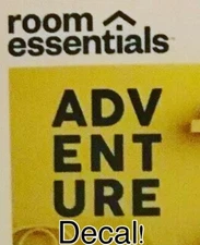 “ADVENTURE” Vinyl Decal by Room Essentials For Boys Or Girls Room!