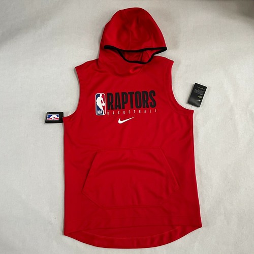 NWT Mens Nike NBA Toronto Raptors Team Player Issue Sleeveless Hoodie