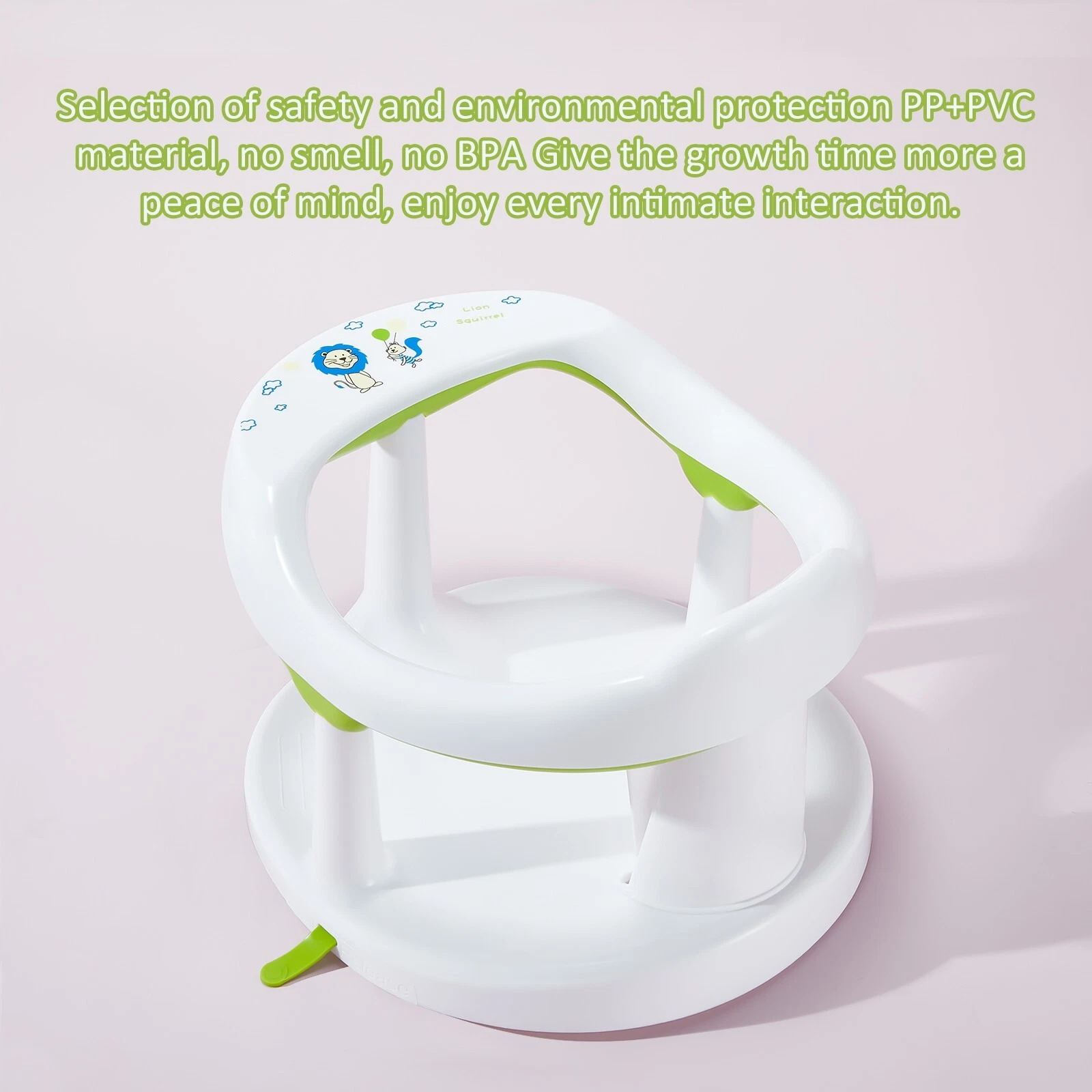 Baby Bath Seat Chair - Safe Newborn Shower Seat with Cushion, Wrap-Around Design
Opens in a new wind