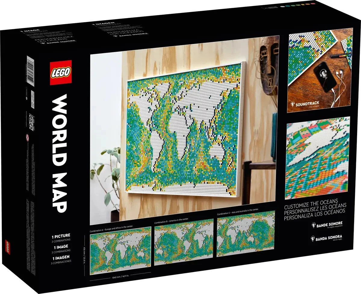 LEGO® Art World Map