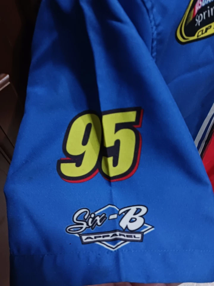 Camisa Leavine Family Racing Ford Equipo Medio Emitida Crew NASCAR Michael McDowell Foto 4 de 4