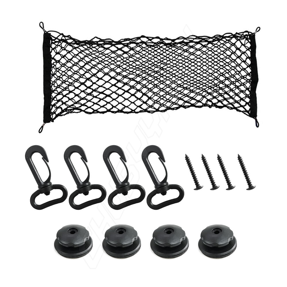 Rear Trunk Envelope Style Cargo Net for CHEVY SILVERADO GMC SIERRA 2013-2022 New