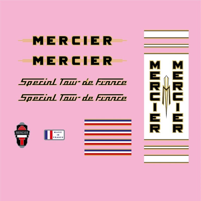 Mercier Special Tour de France 1960s/70s Decals, Stickers n.