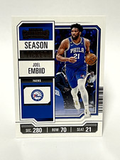 2023-24 JOEL EMBIID Panini Contenders Season Ticket #56 Philadelphia 76ers MVP