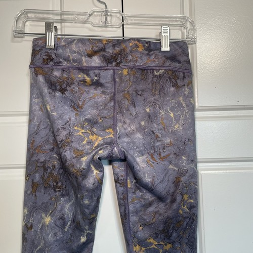athleta girls leggings size X-Large 14 high Rise printed chit chat tight - Picture 4 of 8