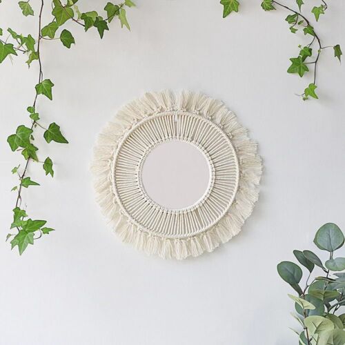 Round Wall Mirrors Wall Mounted Hanging Decorative Mirrors  Bathroom Washrooms - Picture 1 of 14