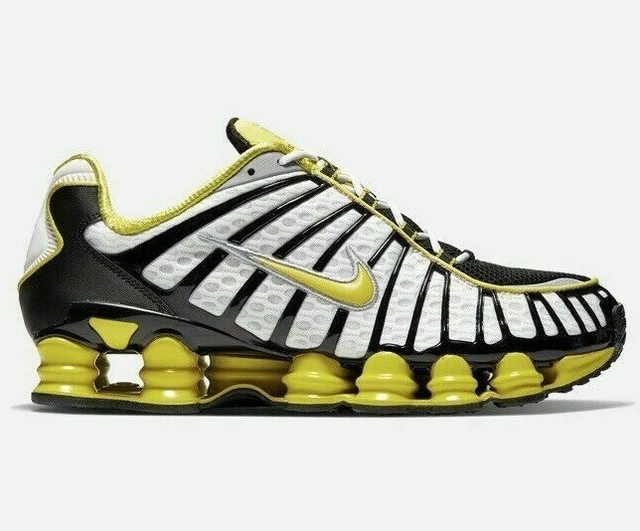 nike shox yellow