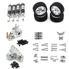 Front Rear Metal Upgrade Parts For Mjx Hyper Go 1/14 14301 14302 14303 RC Car