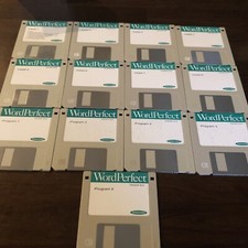 Word Perfect Windows Version 6.0 5 Program 8 Install 3.5" Floppy Disks Software