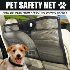 Vehicle Travel Pet Dog Car Back Seat Net Mesh Barrier 115*62CM