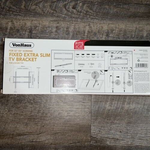 VonHaus Feste Extra Slim TV Wandhalterung 32-55 Zoll Max 77lbs - Bild 2 von 2