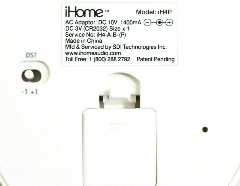 SEXY PINK iHome iH4p Expanded EXB Bass Sound Alarms Clock Docking Station - Image 4 of 4