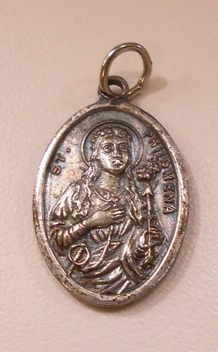 5 Vintage Religious Saint Medals ITALY Saint Mark-Philomena-Christopher-Loretto - Picture 2 of 11