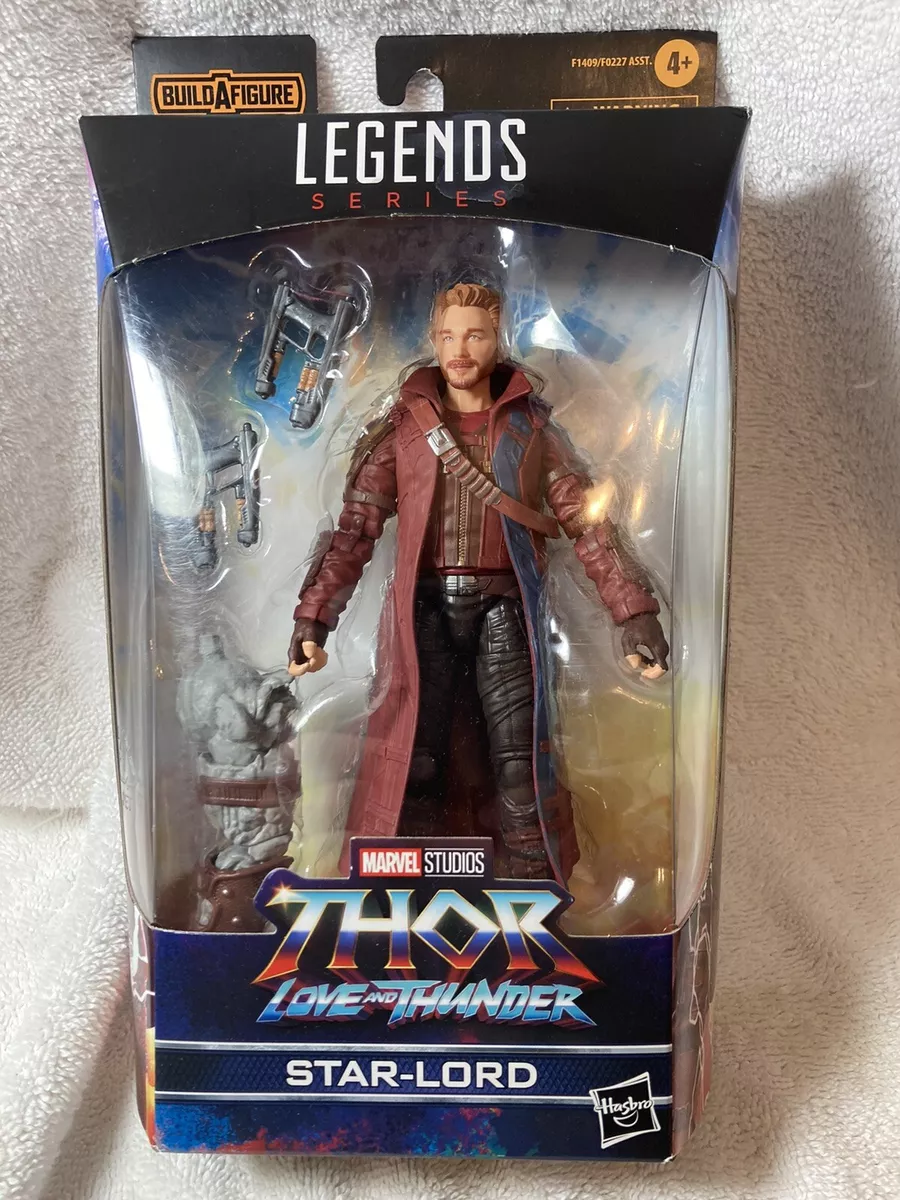 Marvel Legends Thor: Love and Thunder Star-Lord Action Figure 6-inch  Collectible Toy, 2 Accessories, 1 Build-A-Figure Part - Marvel