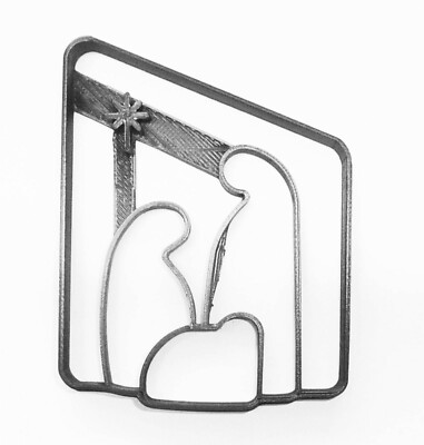 NATIVITY SCENE MANGER CHRISTMAS HOLIDAY SEASON COOKIE CUTTER USA PR2295