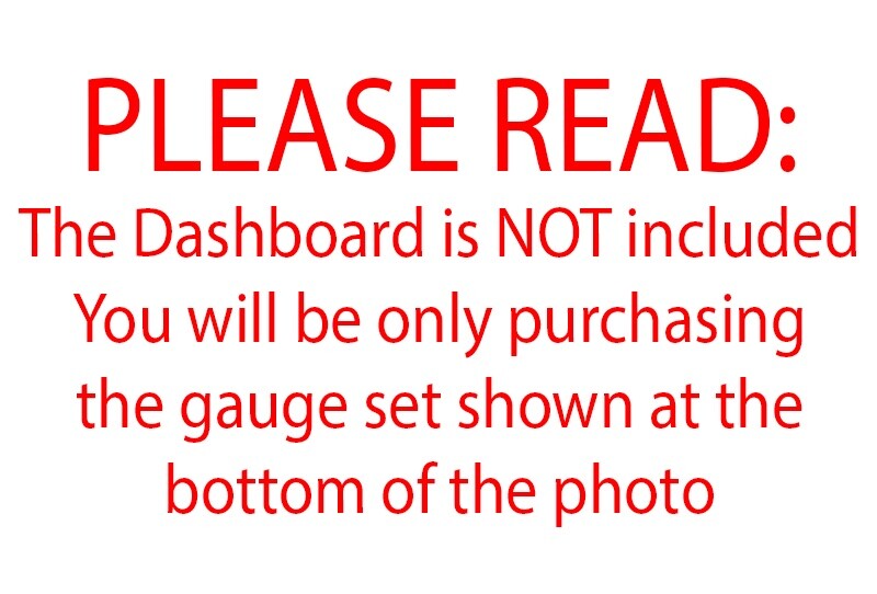 1960 - 1961 FORD RANCHERO GAUGE FACES for 1/25 scale AMT MODEL kits ...