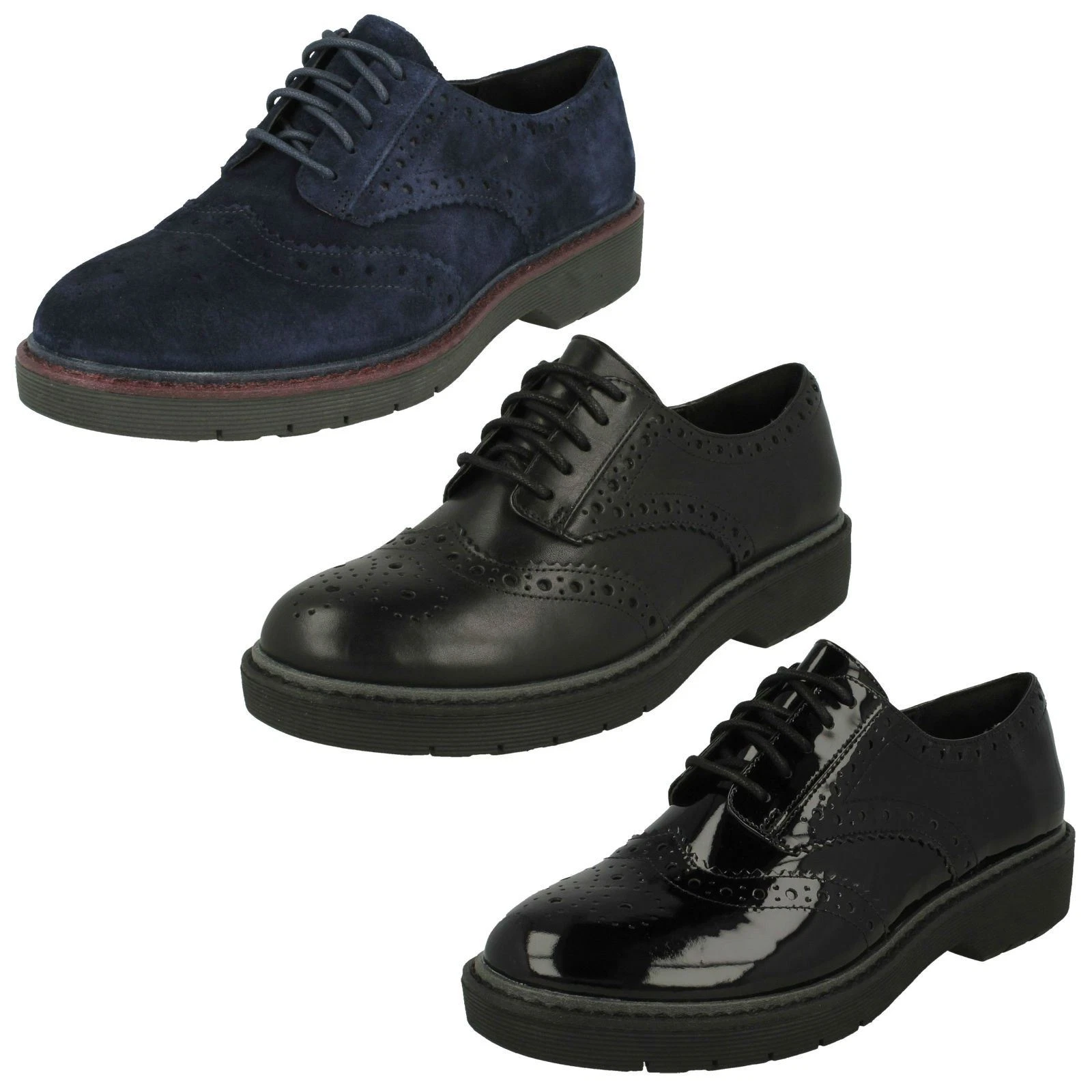 Scarpe casual donna Clarks stringate Alexa Darcy