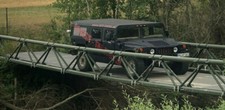 Bundeswehr Notbr&uuml;cke Schnellbaubr&uuml;cke bis 8 t bis 21 Meter Alu zerlegbar Br&uuml;cke
