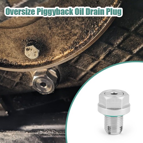 Car Oil Drain Plug M14.1*1.5 Self Tapping Oil Pan Thread Repair Kit with O-Ring - Picture 3 of 6