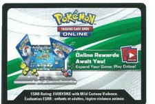 Pokemon Online TCG Pikachu & Eevee Poke Ball Collection unused Code ONLY