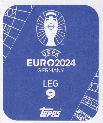 Pegatina Topps UEFA Euro 2024 LEG 9 Franz Beckenbauer Legend - Imagen 2 de 2