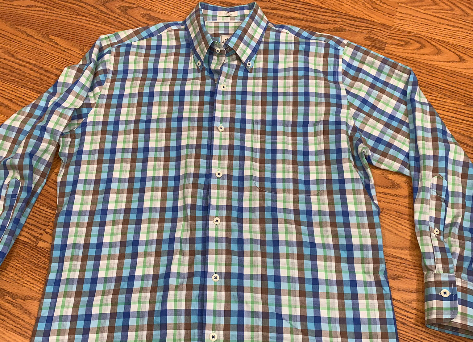 Peter Millar Button Down Long Sleeve Medium - image 1