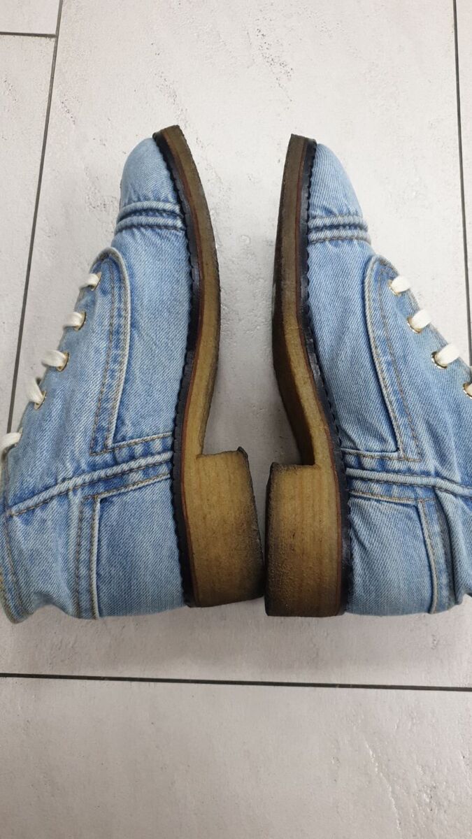 Chanel Denim Lace Up Boots Sz.40 | eBay Chanel Denim Lace Up Boots Sz.40 | eBay