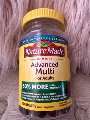 Nature Made Advanced Multivitamin Gummies for Adults Exp: 12/25