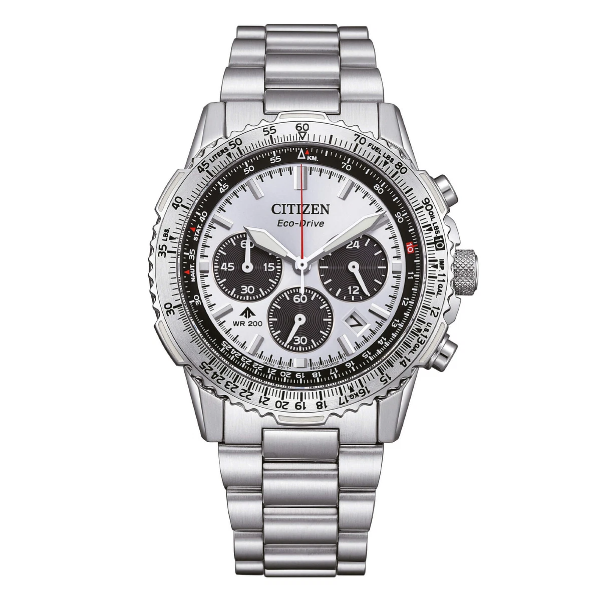 OROLOGIO CITIZEN ECO Drive Da Uomo Cronografo Data 100MT Cinturino in