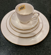 Lenox Courtyard Platinum Round Serving Bowl - Ivory Bone China, Made In USA, New With Tags
