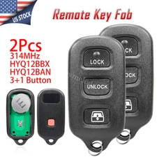 2 For Toyota 4Runner Keyless Remote Key Fob 4B HYQ12BAN 1999-2006 2007 2008 2009