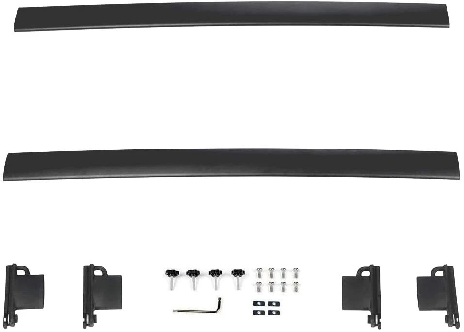 Barras transversales de techo para Ford Expedition 2005-2017 barra transversal de aluminio carga negra Foto 3 de 4