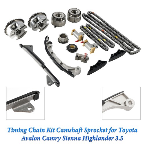 Timing Chain Kit Camshaft Sprocket for Toyota Avalon Camry Sienna Highlander 3.5 - Picture 3 of 21