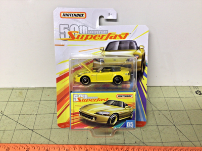 MATCHBOX マッチボックス　S2000 50th ANNIVERSARY Matchbox Superfast '04 Honda S-2000 convertible 50th Anniversary
