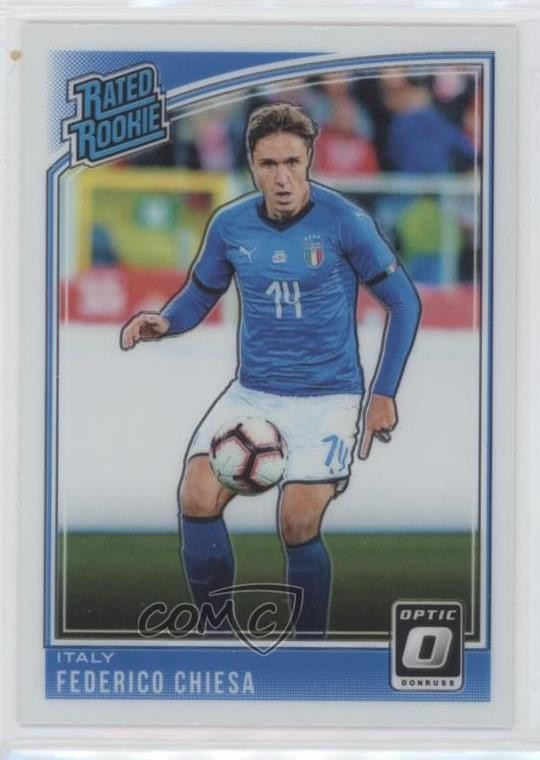 2018-19 Panini Donruss Rated Rookie Optic Federico Chiesa #192 0kd8