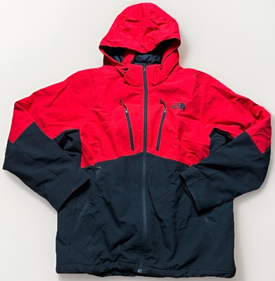 #ad The North Face Apex Elevation Jacket Mens Large Primaloft Windwall Hooded Red $79.95