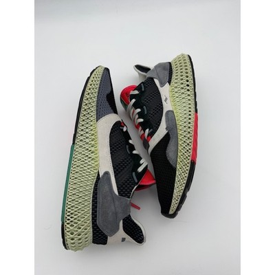 Adidas ZX 4000 4D Carbon Semi Solar Yellow Mens Shoes BD7931 Size
