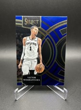 2023-24 Panini Select - Premier Level Victor Wembanyama #121 Blue Rookie SPURS