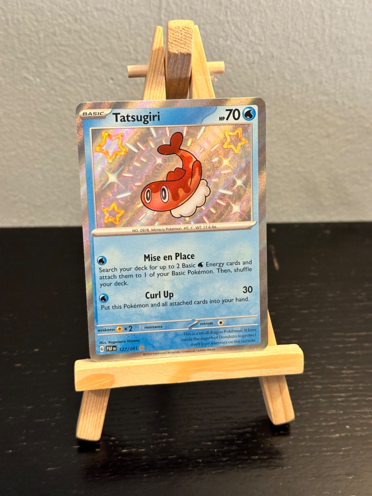 Pokemon Tatsugiri 127/091 Shiny Rare SV:  Paldean Fates NM+