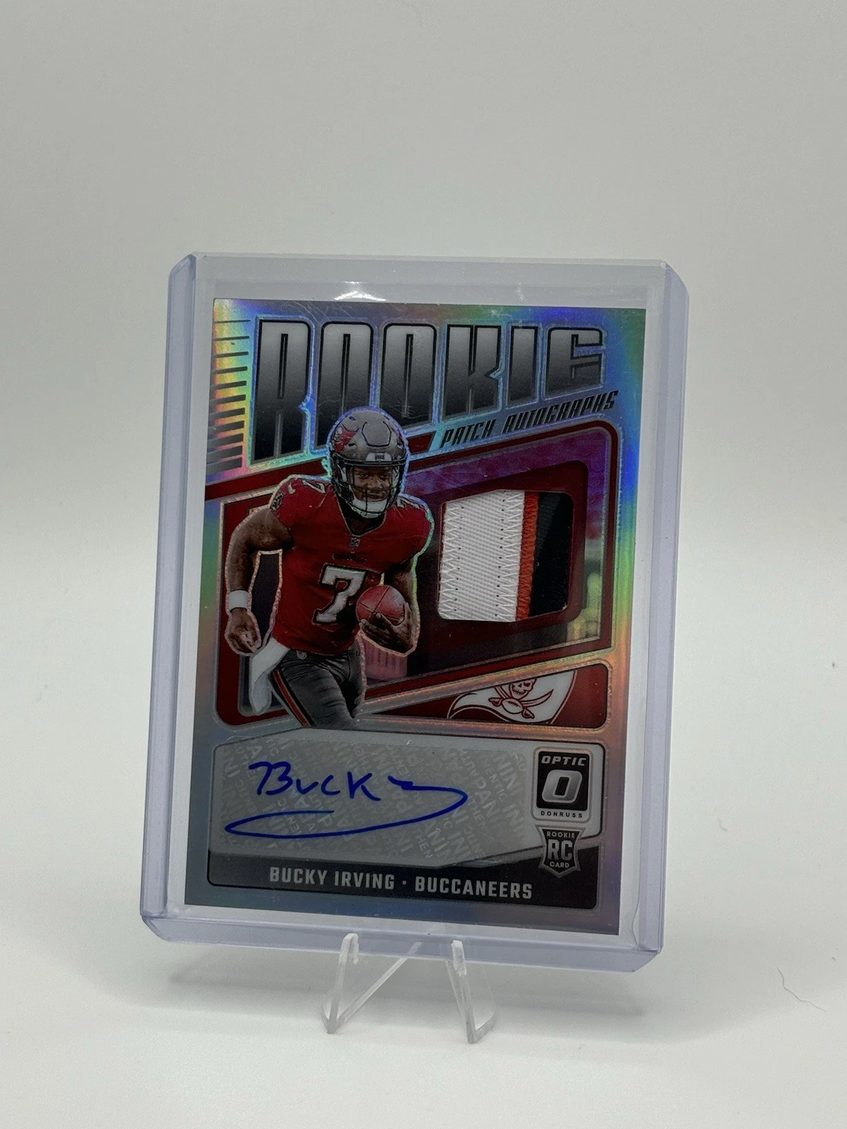 Bucky Irving Panini Contenders Optic Rookie Patch Autographs #RPABIG Base