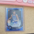 Jase Richardson 2025 Bowman Sapphire Chrome Auto Refractor Magic RC