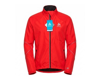 ODLO Windproof Red Biathlon Men's Logic Jacket Size M  NWT