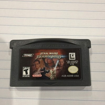 Star Wars Jedi Power Battles THQ Game Boy Advance NTSC-U/C Action 2001 T