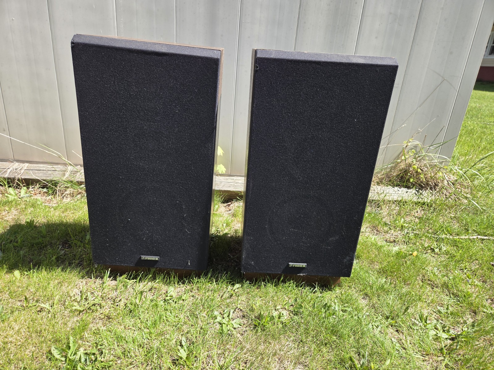 Vintage Fisher 3-Way Bookshelf Speakers for Home Theater Stereo 1980s HiFi