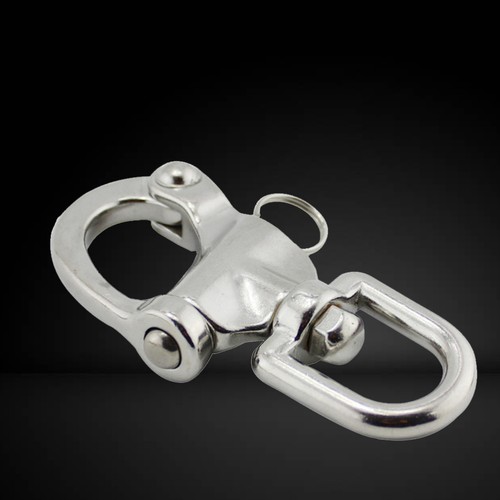 Rigging Shackle Stainless Steel D Ring Swivel Eye Snap Shackle for Outdoor - Picture 5 of 12