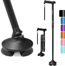 Walking Cane for Men  Women - Folding, Adjustable, Lightweight, Walking Canes f