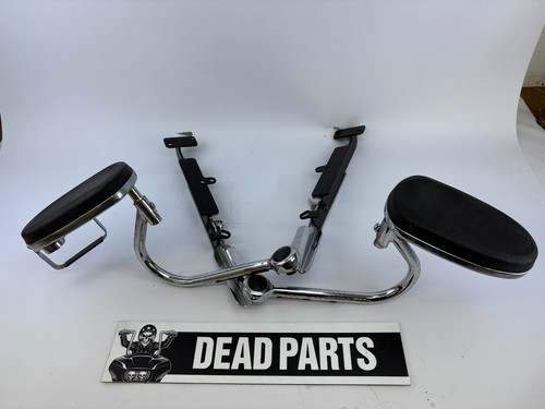 Harley Kuryakyn swing out Tour Pak passenger arm rest w/ drink holder