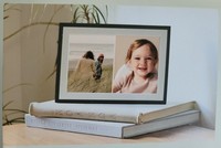 Aura Carver Mat 10.1 Wi-Fi Connected Digital Photo Frame Gravel/White