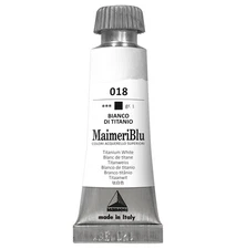 MaimeriBlu Superior Watercolor Paint 12ml-Titanium White